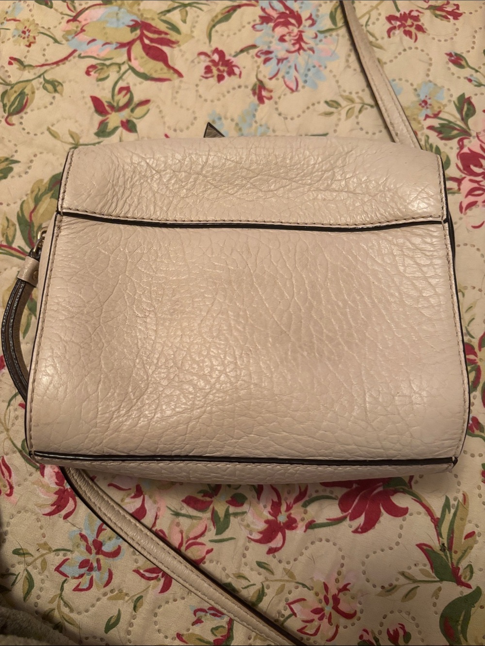 kate spade cream floral laser-cut leather crossbody - Picture 8 of 11
